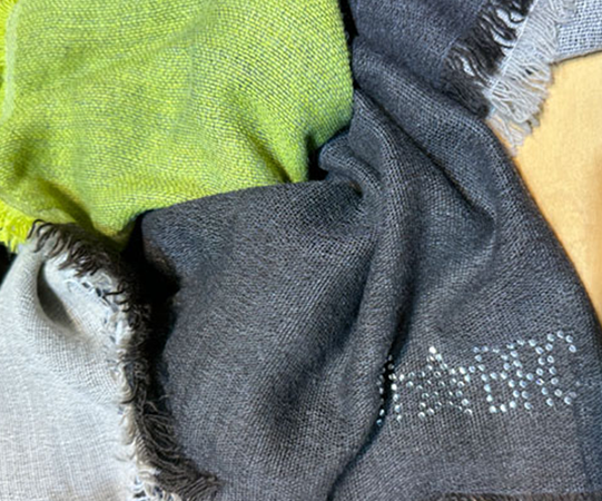 Sciarpe assortite brand “Massimo Braccialini” in misto lana